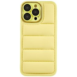 iPhone 14 Pro Max Skal Down Jacket Design Gul