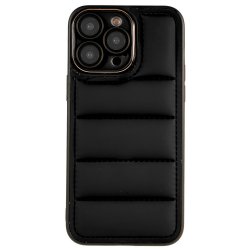 iPhone 14 Pro Max Skal Down Jacket Design Svart