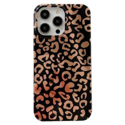 iPhone 14 Pro Max Skal Leopardmönster Svart