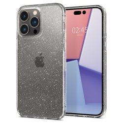 iPhone 14 Pro Skal Liquid Crystal Glitter Crystal Quartz
