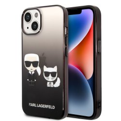 iPhone 14 Skal Karl & Choupette Gradient Svart