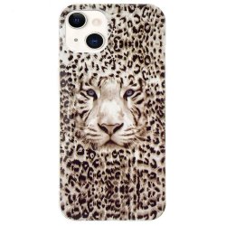 iPhone 14 Skal Motiv Vit Tiger