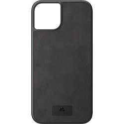 iPhone 14 Plus Skal Real Leather Case Svart