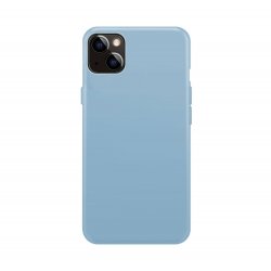 iPhone 14 Skal Silicone Case Ljusblå
