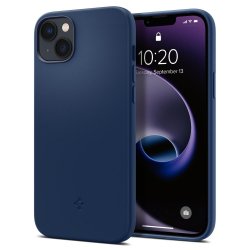 iPhone 14 Skal Silicone Fit MagFit Navy Blue