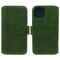 iPhone 15 Fodral Essential Leather Juniper Green