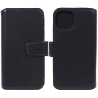 iPhone 15 Fodral Essential Leather Raven Black