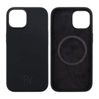 iPhone 15 Skal Silikon MagSafe Svart