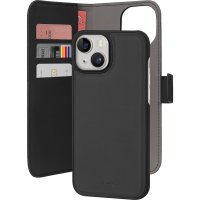 iPhone 15 Plus Fodral Wallet Detachable 2 in 1 Svart