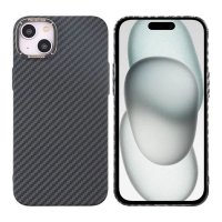 iPhone 15 Plus Skal Kolfibermönster Svart