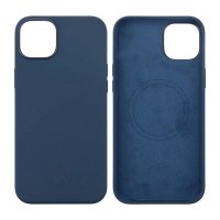 iPhone 15 Plus Skal Silikon MagSafe Blå