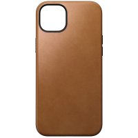 iPhone 15 Plus Skal Modern Leather Case English Tan