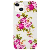 iPhone 15 Plus Skal Motiv Rosor Vit
