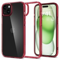 iPhone 15 Plus Skal Ultra Hybrid Red Crystal