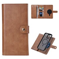 iPhone 15 Pro Etui Aftageligt Cover GV Series MagSafe Brun