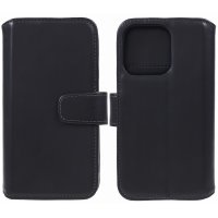 iPhone 15 Pro Max Fodral Essential Leather Raven Black