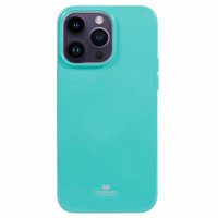iPhone 15 Pro Max Skal Jelly Glitter Cyan