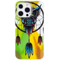 iPhone 15 Pro Max Skal Motiv Drömfångare och Uggla