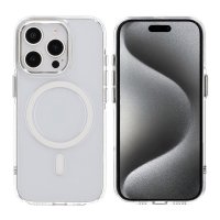 iPhone 15 Pro Skal TPU MagSafe Transparent