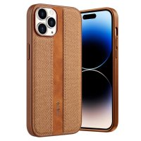 iPhone 15 Pro Skal Tygtextur Brun