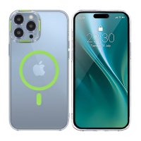 iPhone 15 Pro Skal TPU MagSafe Grön