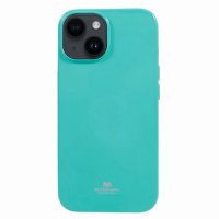 iPhone 15 Skal Jelly Glitter Cyan