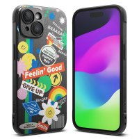 iPhone 15 Skal Onyx Design Sticker