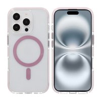 iPhone 16 Pro Max Skal Stöttålig MagSafe Rosa