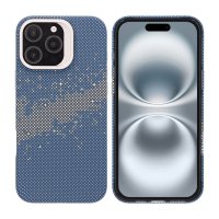 iPhone 16 Pro Max Skal Utfällbart Stativ MagSafe Blå Guld