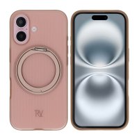 iPhone 16 Skal Roterbart MagSafe Stativ Brun
