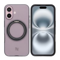 iPhone 16 Skal Roterbart MagSafe Stativ Svart