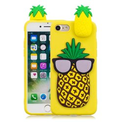 iPhone 7/8/SE Skal Silikon 3D Ananas