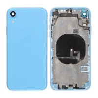iPhone XR Baksida med Komplett Ram Premium - Blå