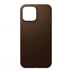 iPhone 13 Pro Max Skal Äkta Läder MagSafe Mörkbrun