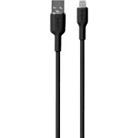 Kabel Soft Charge & Sync Cable USB-A/Lightning 1.5m Svart