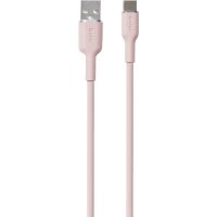 Kabel Soft Charge & Sync Cable USB-A/USB-C 1.5m Rosa