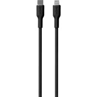 Kabel Soft Charge & Sync Cable USB-C/Lightning 1.5m Svart