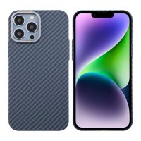 iPhone 13 Pro Max Skal Kolfibermönster Blå