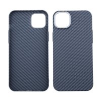 iPhone 14 Plus Skal Kolfibermönster Blå