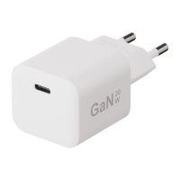 Laddare 20W USB-C GaN Vit