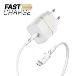 Laddare USB-C to Lightning 20W Wall Charger + Cable