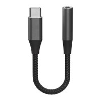 Ljudadapter USB-C till 3.5mm AUX 0.1m Svart