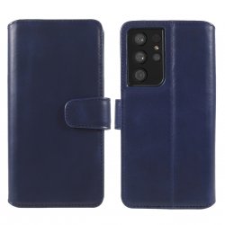 Samsung Galaxy S21 Ultra Fodral Essential Leather Heron Blue