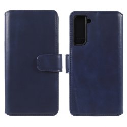 Samsung Galaxy S21 Fodral Essential Leather Heron Blue