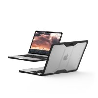 MacBook Air 13 M2 (A2681)/M3 (A3113) Skal Plyo Ice/Black