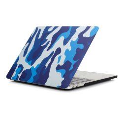 MacBook Air 13 (A1932. A2179) Skal Kamouflagemönster Blå