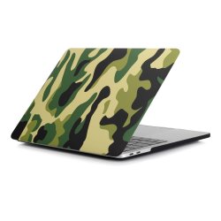 MacBook Air 13 (A1932. A2179) Skal Kamouflagemönster Grön