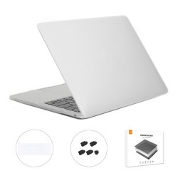 MacBook Pro 13 (A2251. A2289. A2338) Skal med Tangentbordsskydd Vit