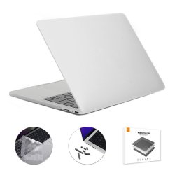 MacBook Pro 14 (A2442) Skal med Tangentbordsskydd Matt Vit
