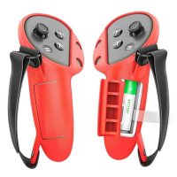 Meta Quest 3 Kontroll Silikonskydd Röd